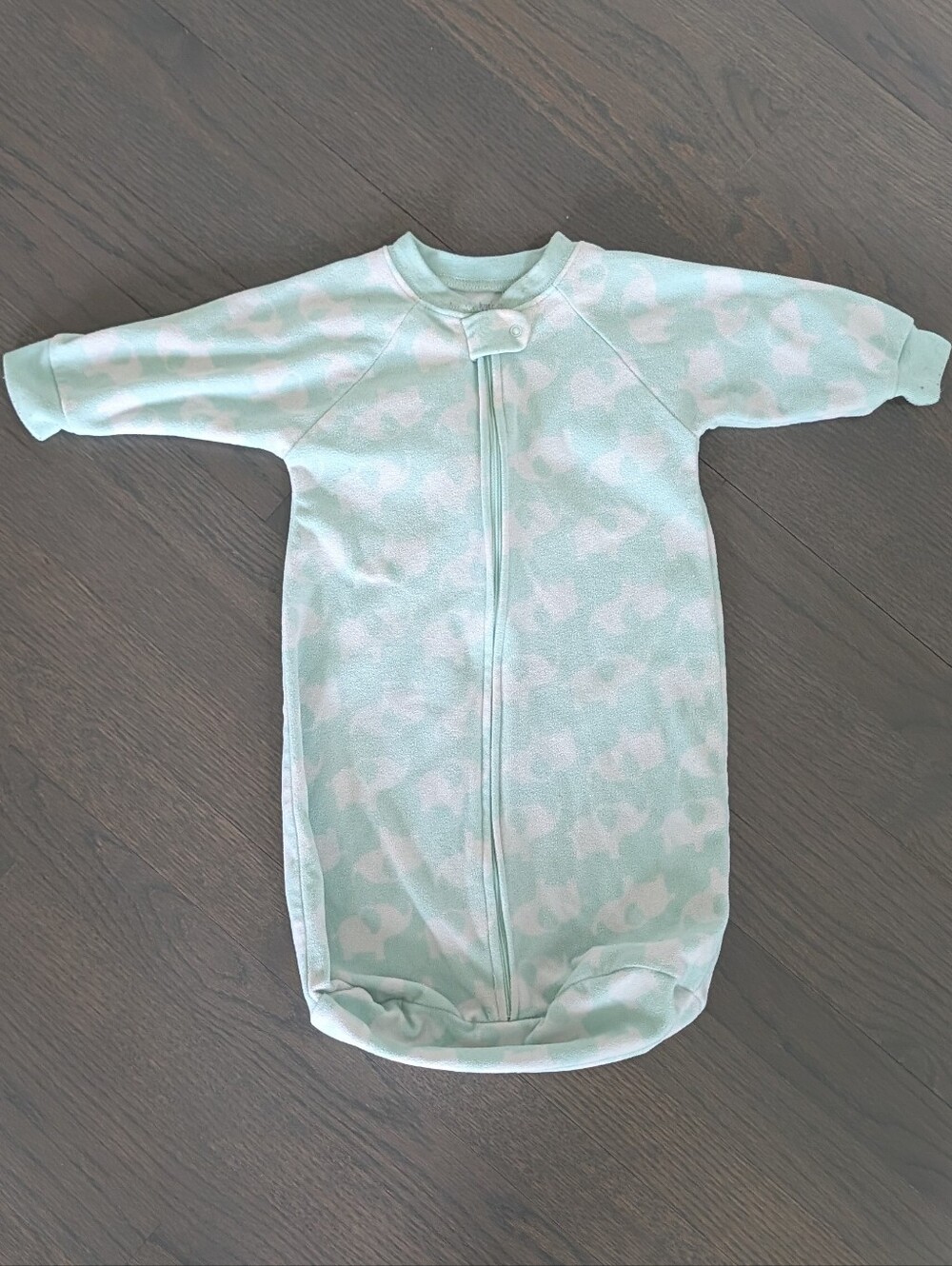 Carter's Baby Unisex Sleep Sack Fleece, Elephant, 0-9 Months